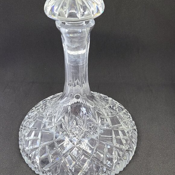 Crystal carafe wine decanter. Bar accessories. - Picture 1 of 7